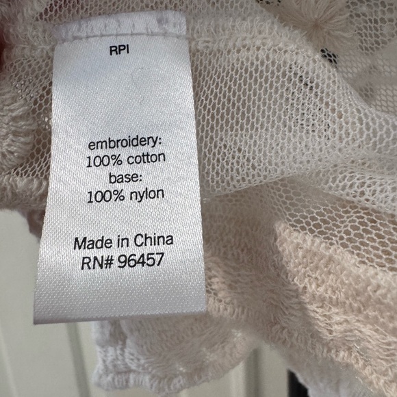 Plus Size Kimono Sz 1X Boho Hippie Floral Embroidered Cardigan Open Front Ivory - Picture 5 of 7